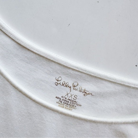 Lilly Pulitzer Women’s Austin Top Resort White XXS - Picture 6 of 8